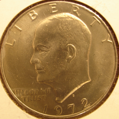 Eisenhower 1972-D Obverse